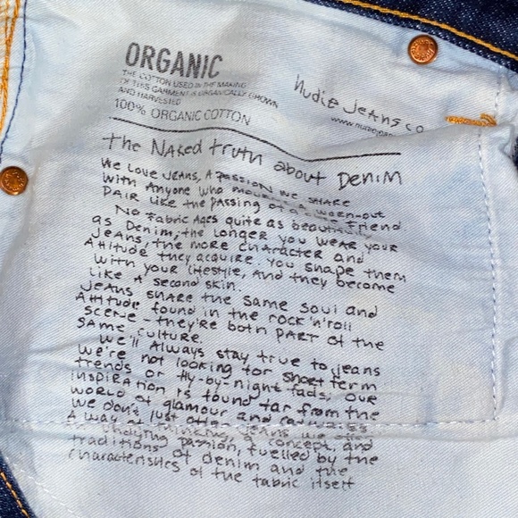 Blue Denim Pants W33 - Nudie Jeans Co - Picture 10 of 10